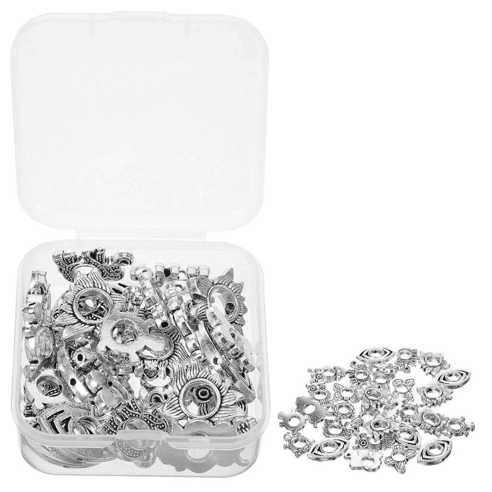 Kricely (As Show, One Size) 1 Box Of Animal Necklace Loose Beads Craft Bracelet Loose Beads Diy Making Spacer Beads