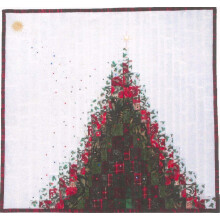 Grizzly Gulch Gallery Kerst Stardust Bargello Quilt as You Go Quiltpatroon
