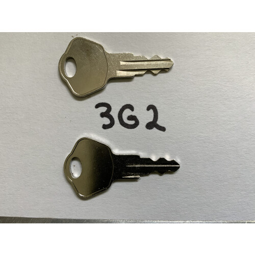 Sentry Safe Keys Cut to Codes 3A2 3B2 3C2 3D2 3E2 3F2 3G2 3H2 3J2 3K2 1