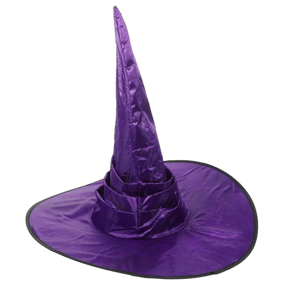 Kricely (As Show, One Size) Witch Hat Cosplay Halloween Witch Hat Witches Hat Decorative Fancy Dress Witch Party Hat