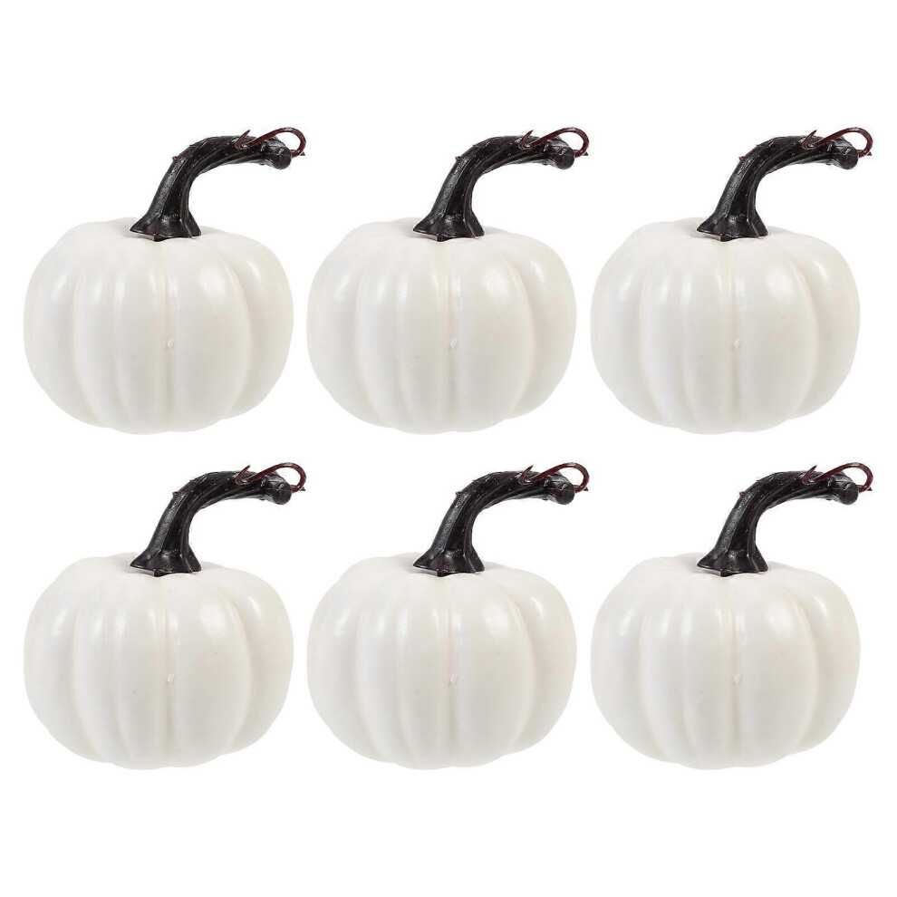 Kricely (As Show, One Size) 12Pcs Fake Pumpkin Fake Pumpkin Decor Educational Playthings Early Educational Toy