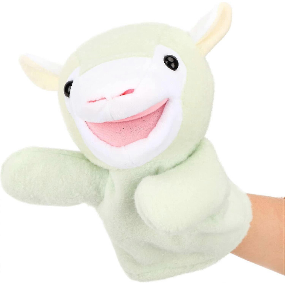 Photos - Doll  Lamb Hand Puppet Plush Sheep Animal Toy With Movable Mouth For Role Play Storytelling Preschool Birthday(As show, One size)