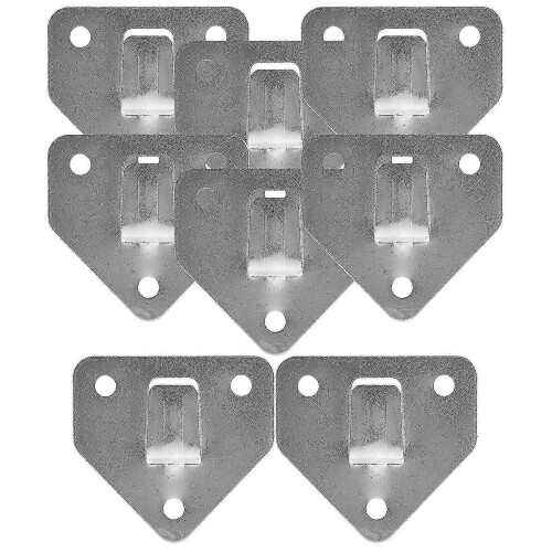(Red, One size) 8 Pcs Wall Mount Fire Extinguisher Hook Heavy Duty Fire Extinguisher Bracket Holder 2