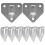 (As Shown, One size) 8 Pcs Wall Mount Fire Extinguisher Hook Heavy Duty Fire Extinguisher Bracket Holder 2