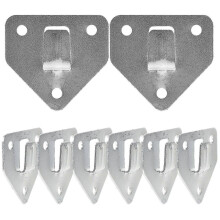 (Red, One size) 8 Pcs Wall Mount Fire Extinguisher Hook Heavy Duty Fire Extinguisher Bracket Holder