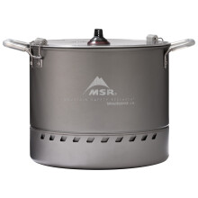 MSR WindBurner 4,5-litrov neprilnav hrniec na kemping a turistiku, siv