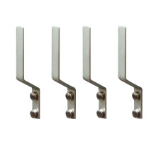 Rddconkit 4 pcs chaussures en aluminium crochets de porte murale de portes de porte de porte-tagres de rack pour chaussures de suspension de porte