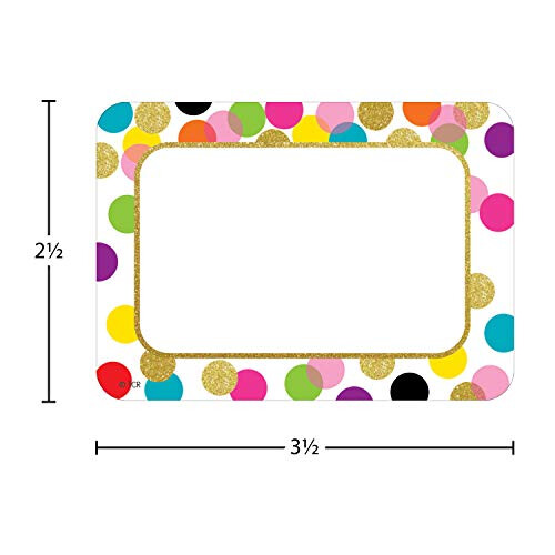 Confetti Name Tags/Labels 1