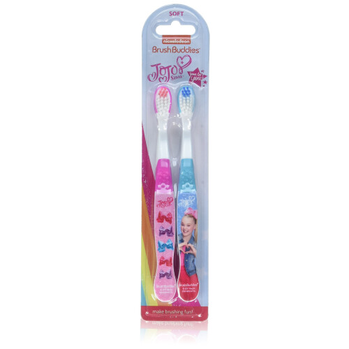 JoJo Siwa Χειροκίνητη Οδοντόβουρτσα, 2 Τεμάχια (Συσκευασία 1)