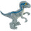 Mattel JURASSIC WORLD HATCH 'N PLAY DINOS Velociraptor Blue 4