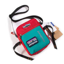 (Red) Practical Bag Patagonia Crossbody Men Women Travel Messenger Shoulder Satchel