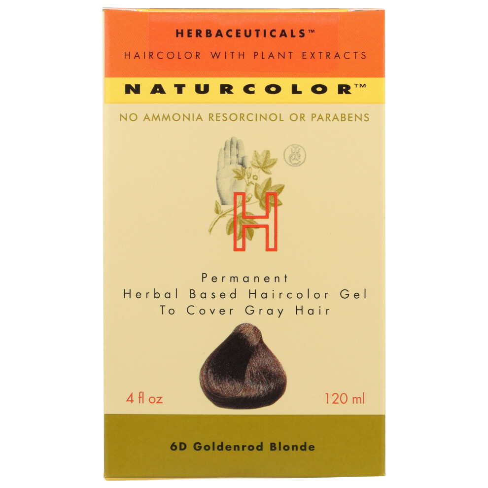 Naturcolor Haircolor - Goldenrod Hair Dye 4 Fl Oz (6D)