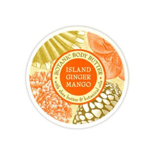 Greenwich Bay Trading Company Botanische Krperbutter mit Sheabutter und Kakaobutter, 8-Unzen-Dose (Island Ginger Mango)