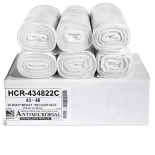 Aluf Plastics High Density Affaldsposer 56 Gallon 150 Count 22 Micron (eq) 43"""" x 48"""" Klar til badev?relse Kontor Industriel Kommerciel Janitori