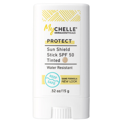 MyCHELLE Αντηλιακό Stick SPF 50 Τονισμένο - Ορυκτό Αντιηλιακό Ασφαλές για τους Υφάλους