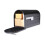 Architectural Mailboxes 7900-7B-SR-10 Boulder Postmount Mailbox  Large  Black 2