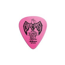 Ernie Ball Everlast Guitar Picks Pink ,60 mm 12-pak (P09179)