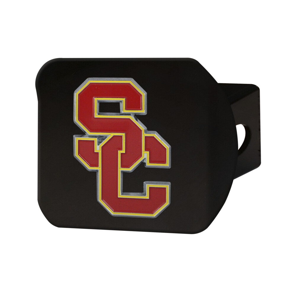 Fanmats 22822 Southern California Trojans Metal Hitch Cover - 3D Black 842281128222