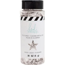 Heidi Swapp 314131 Prsluenstv Mink-Wheel Flakes-Silver