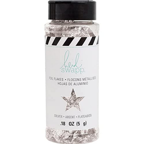 Heidi Swapp 314131 Αξεσουάρ Mink-Wheel Flakes-Silver