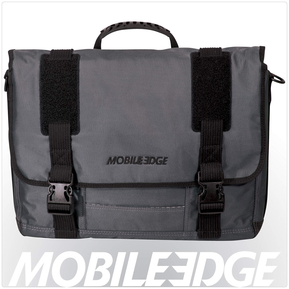 Mobile Edge Laptop Messenger Bag for Men and Women Fits Up To 17.3 Inch Laptops Graphite MEGME