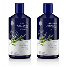 Champô Espessante Biotin B-Complex Avalon Organics, 414 ml (Pacote de 2)