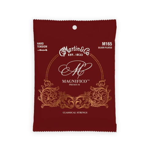 Martin Hard Spension Silver Belated Classical Guitar Strings (M165) 1