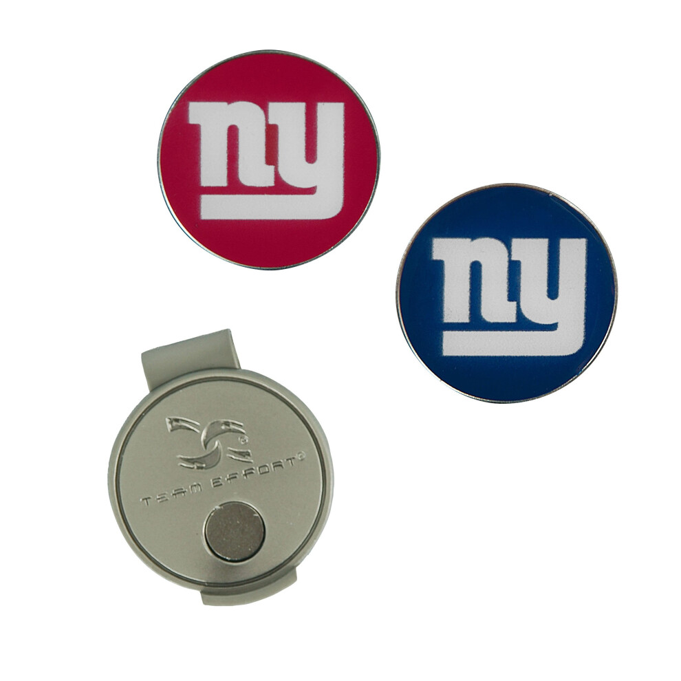 Ensemble de pinces     chapeau et de marqueurs de balle Team Effort New York Giants
