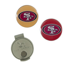 Team Effort San Francisco 49ers Hat Clip & Ball Markers S?t