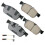 Akebono Brakes - Brake Pad Set - Superior initial effectiveness with n 1