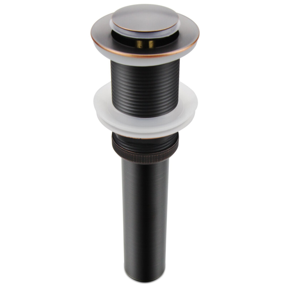 Oil Rubbed Bronze Pop Up Drain Bathroom Vessel Lavatory Vanity Faucet Sink Drain Stopper Orb Without Overflow 077027687385