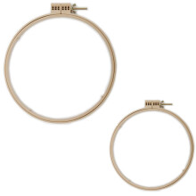 Rutschfestes Stickrahmen-Set von Morgan Quality Products mit ineinandergreifendem Nut- und Federdesign (7"" und 5"")
