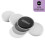 Super Sliders 3 1/2" Runde Wiederverwendbare Möbelgleiter für Teppich - Einfaches Bewegen, Grau (4er Pack) 5