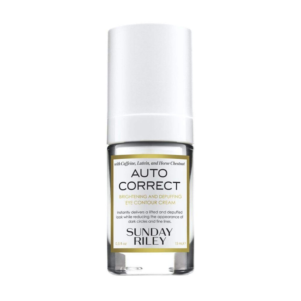 Zondag Cream Sunday Riley Auto Correct Brightening And Depuffing Eye Contour