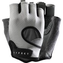 LIFECT Freedom Trainingshandschuhe fr Knchelgewichtheben, kurze fingerlose Handschuhe mit gebogenem, offenem Rcken fr Powerlifting, Fitnessstudio