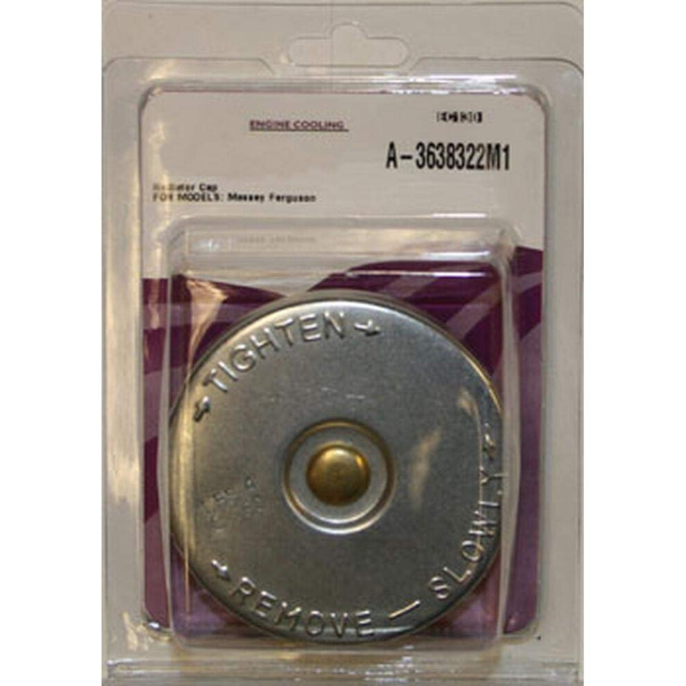 Raparts 825702M2 New Radiator Cap Fits Mf Tractor Tea20 Ted20 Tef20 643595M1 633632406010