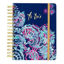 Lilly Pulitzer Damen-To-Do-Planer mit Hardcover undatiert, 16,5 x 21,6 cm (Gypsea Girl)