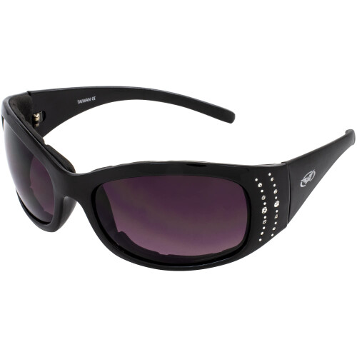 Global Vision Marilyn 2 Plus Γυαλιά Μοτοσικλέτας Γυναικεία Μαύρο Πλαίσιο με Στρας