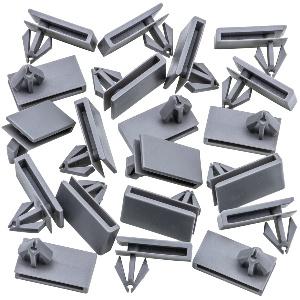 Rexka 20Pcs Rocker Panel Moulding Clip For Gm 15221959 (Chevy H Cobalt 712885447541