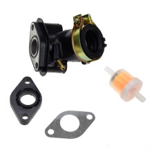Insugningsrör Packning Bränslefilter för GY6 50cc 139QMB Skoter