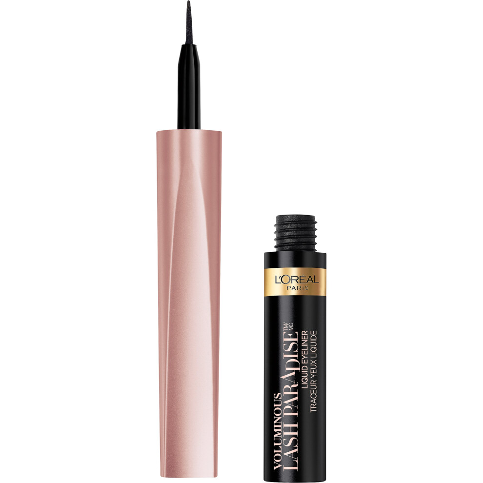 Continua Parigi Black L'oreal Paris Cosmetics Voluminous Lash Paradise Liquid Eyeliner 0.05 Fluid Ounce