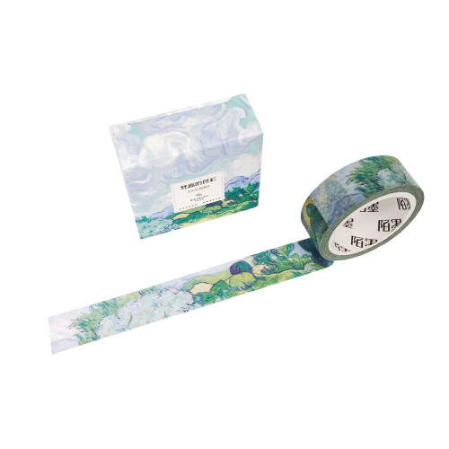 Wrapables Αυτοκόλλητη Ταινία Washi με Έμπνευση Van Gogh, Ελιά 1