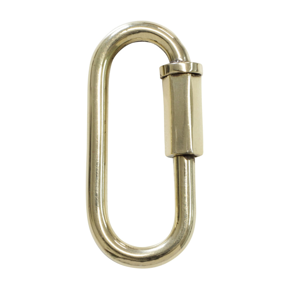 Rch Hardware Qlbr0147 Brass Quick Link 8 Gauge Polished Brass 2 Pack 653590559443