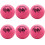 JA-RU Högstudsande Rosa Boll (6-pack) Små Studande Gummibollar för Barn 2