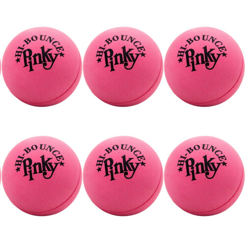 JA-RU Högstudsande Rosa Boll (6-pack) Små Studande Gummibollar för Barn 1