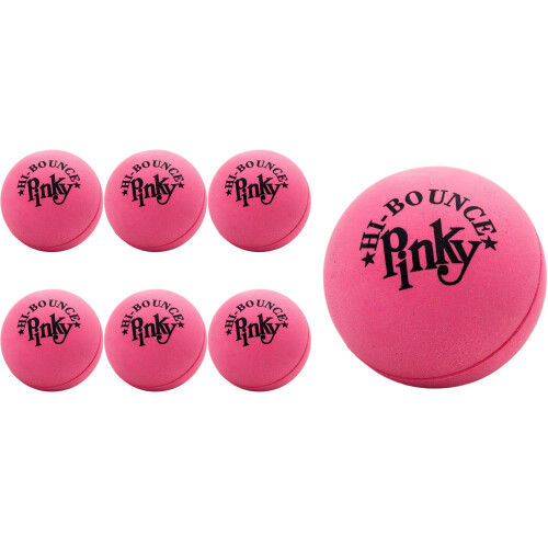 JA-RU Högstudsande Rosa Boll (6-pack) Små Studande Gummibollar för Barn