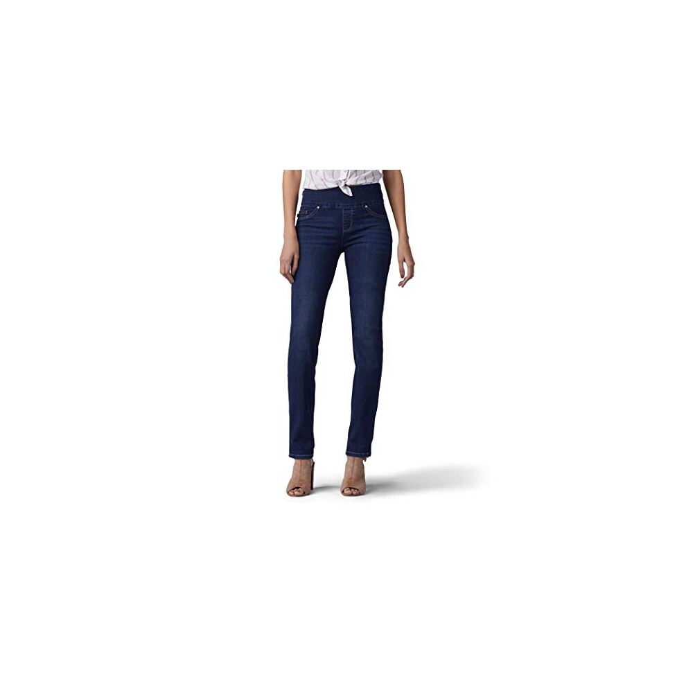 Jean slim     enfiler pour femme Lee Infinity 6 Short