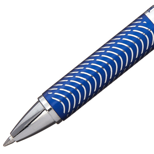 Pentel Pentel BL407CA EnerGel Alloy RT Αναδιπλούμενο Μολύβι Ζελέ, 7mm, Μπλε Σώμα, Μαύρο Μελάνι 1