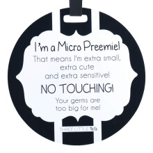 Tre Little Tots - Micro Preemie -tagg - Jag r en Micro Preemie! .