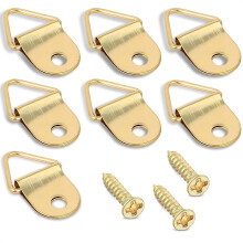 D-Ring-Dreieckshaken zum Aufhngen von Bildern  100 Stck kleine dekorative Haken mit Schrauben, Bildaufhngehaken, Heimwerker-Wandhaken, Bilderrahm